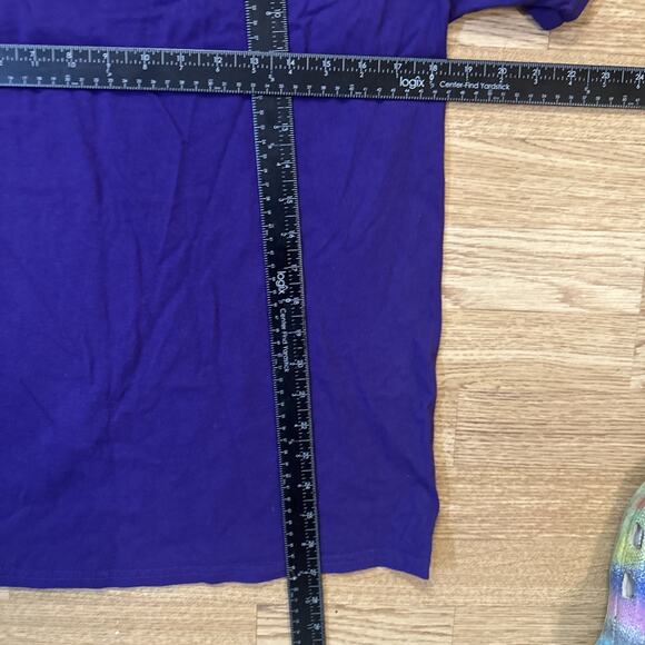 Vintage Sigma Sigma Sigma -sorority lettered Embroidered Size Medium Purple - Picture 3 of 4